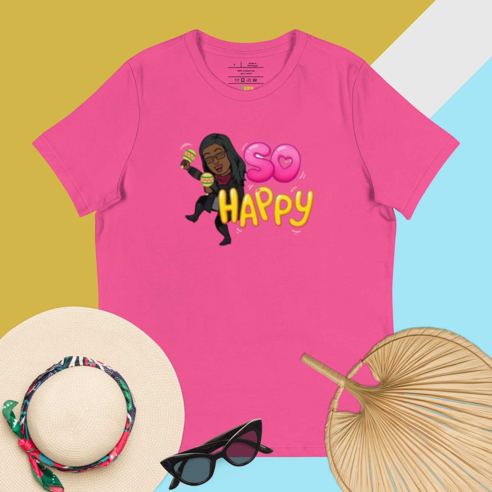 SO HAPPY - Women's Relaxed T-Shirt