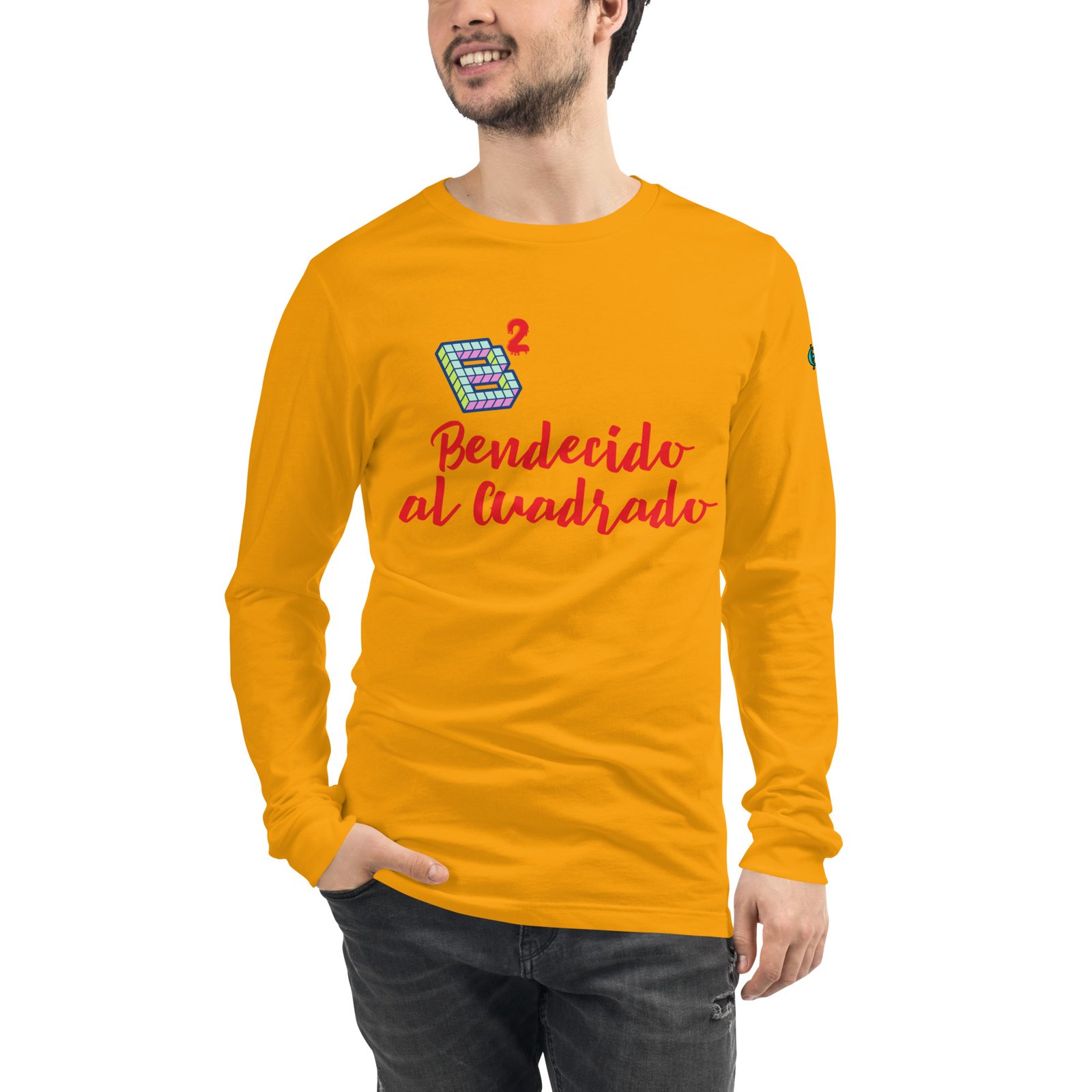 Bendecido al Cuadrado Unisex Long Sleeve Tee - Image 5