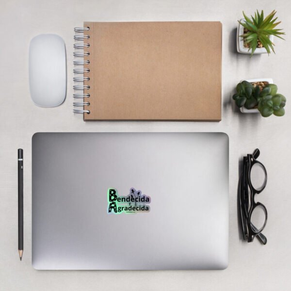 Bendicida y Agradecida Pegatinas | Stickers | Holographic stickers - Image 3