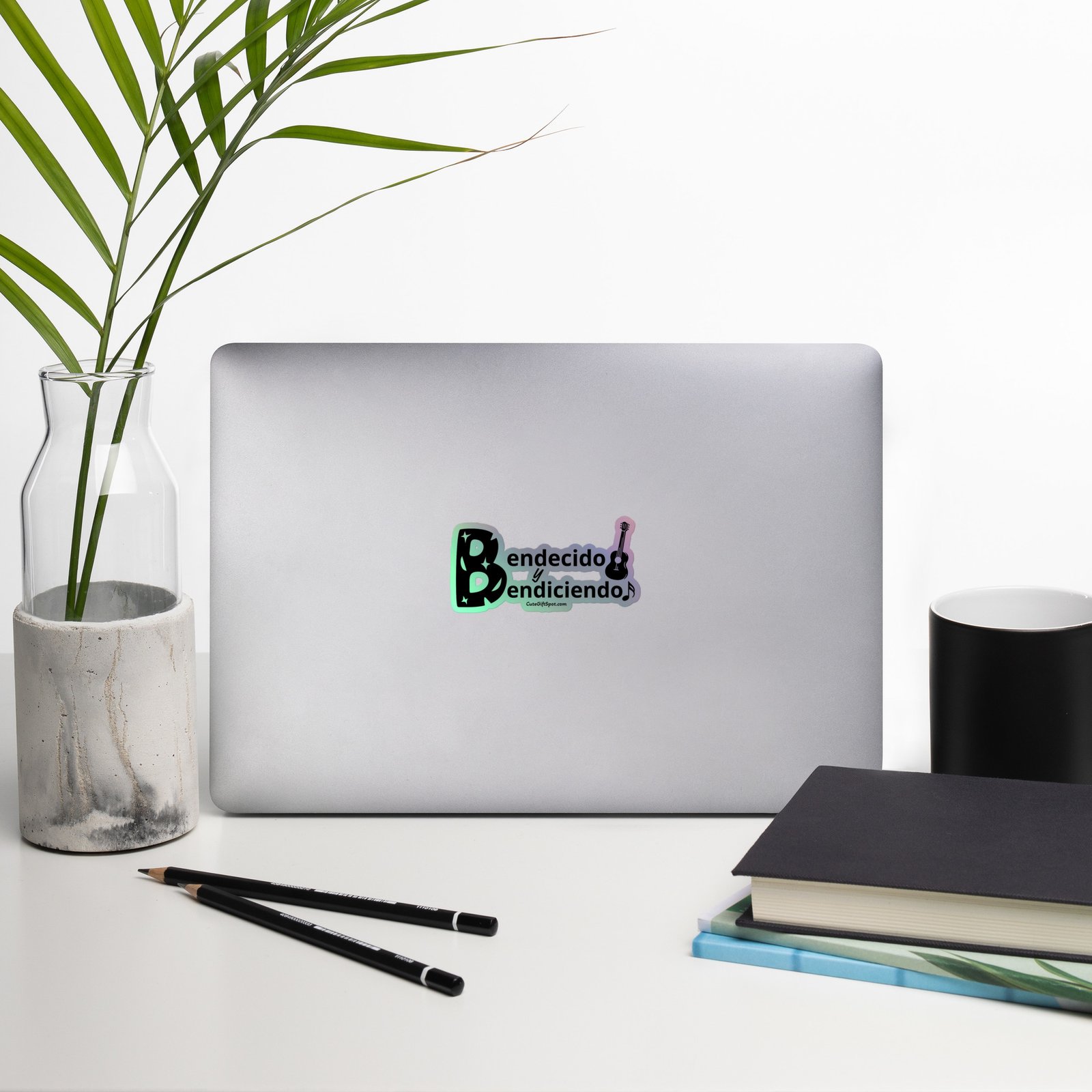 Bendecido y Bendiciendo | Pegatinas Stickers | Holographic stickers - Image 3