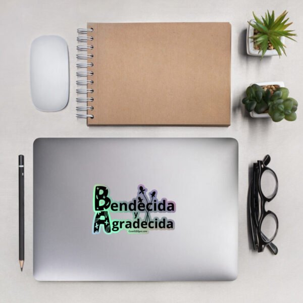 Bendicida y Agradecida Pegatinas | Stickers | Holographic stickers - Image 6