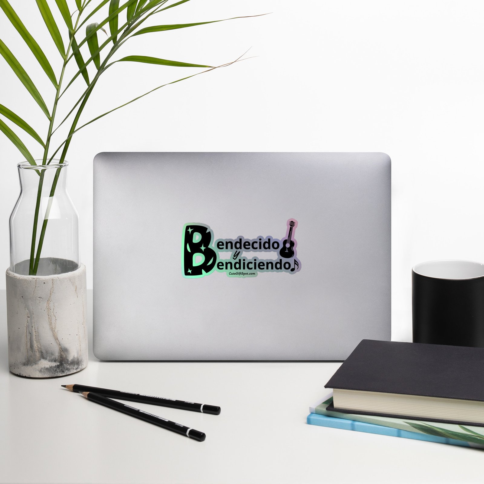 Bendecido y Bendiciendo | Pegatinas Stickers | Holographic stickers